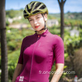 Climoir Jersey Cour à cycle à manches courtes pour femmes